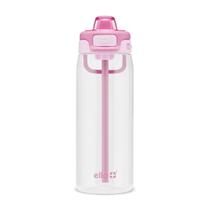 Garrafa Ello 620 ml Tritan Petal à Prova de Vazamento com Canudo Garrafa Ello 620 ml Tritan Petal à Prova de Vazamento com Canudo