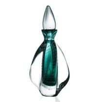 Garrafa Em Cristal Murano Esmeralda - São Marcos 43cm