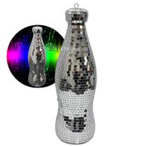 Garrafa Espelhada 50cm com Reflexo Ilustrativo para Palco, Bar e Aniversário GAR50CM Garrafa Espelhada 50cm com Reflexo Ilustrativo para Palco, Bar e Aniversário GAR50CM