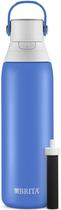 Garrafa Filtro de Água BRITA Aço Inoxidável 600ml Azul