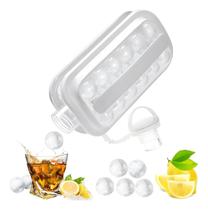 Garrafa Forma de Fazer Gelo Esfera Bolinha Congelador Wisky