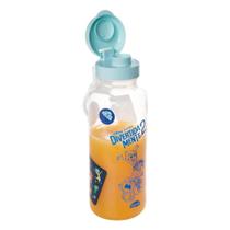 Garrafa Fun Abre Fácil Divertida Mente 600 Ml Com Adesivos - Plasutil