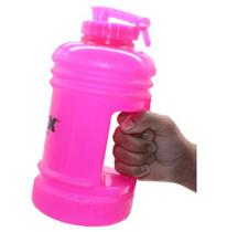 Garrafa Galao Agua Musculaçao Academia Max Titanium 2,2Lt rosa