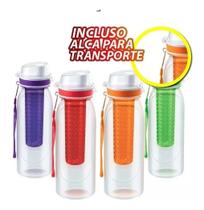 Garrafa Garrafinha Infusor Fruta Detox Squeeze 680ml - ArtSport