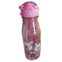 Garrafa Garrafinha Plástica Com Tampa Vários Modelos 21cm