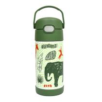 Garrafa Garrafinha Térmica Infantil Thermos 355ml Reino da Selva