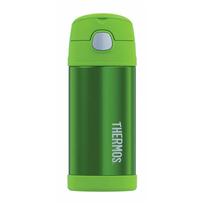 Garrafa Garrafinha Térmica Infantil Thermos 355ml Verde