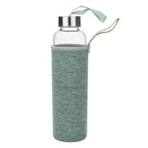 Garrafa Garrafinha Vidro Com Infusor Inox Chá Água 550Ml Garrafa Garrafinha Vidro Com Infusor Inox Chá Água 550Ml