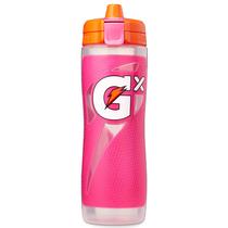 Garrafa Gatorade Gx Pink 900 ml recarregável com cápsula de fórmula