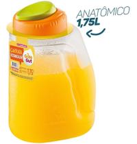 Garrafa Gole Gut Retangular Plástico Água Geladeira 1,75l Versátil