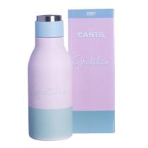 Garrafa Gratidão Térmica 6 Horas Parede Dupla Metal Rosa E Azul 400ML - Zona Criativa Garrafa Gratidão Térmica 6 Horas Parede Dupla Metal Rosa E Azul 400ML - Zona Criativa
