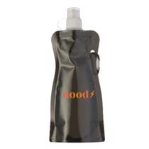 Garrafa Hidratação Squeeze Dobrável com Mosquetão - 480ml Garrafa Hidratação Squeeze Dobrável com Mosquetão - 480ml
