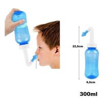 Garrafa Higienizador Nasal Alérgica Rinite Sinusite 300Ml