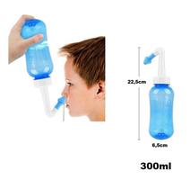 Garrafa Higienizador Nasal Alérgica Rinite Sinusite 300ml