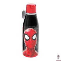 Garrafa Homem-Aranha 530ml com Tampa Abre Fácil e Alça