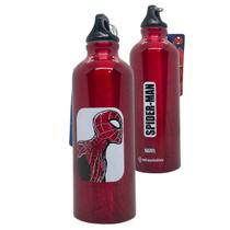 Garrafa Homem Aranha Spiderman Squeeze Em Alumínio C/ Mosquetão 500mL Original Marvel, Zona Criativa Garrafa Homem Aranha Spiderman Squeeze Em Alumínio C/ Mosquetão 500mL Original Marvel, Zona Criativa