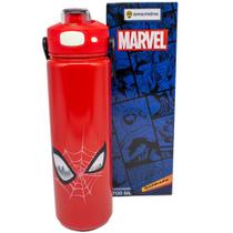 Garrafa Homem Aranha Térmica 6 Horas Quente Gelada Grande 700ml Com Alça Trava Segurança Oficial Spider-Man Marvel