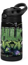 Garrafa Hulk 500ml Aço Inoxidável com Tampa de Bico e Canudo