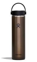 Garrafa Hydro Flask Lightweight Wide Flex Cap 700 ml de obsidiana Garrafa Hydro Flask Lightweight Wide Flex Cap 700 ml de obsidiana