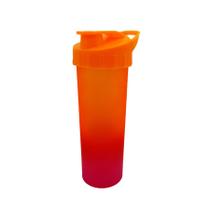 Garrafa Ice Degradê - Laranja e Pink Fosco - Tampa Laranja - 1 unidade - Rizzo