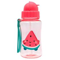 Garrafa Infantil 400ml Com Canudo de Silicone Para Bebê 12+ Meses Frutti Buba