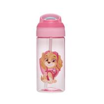 Garrafa Infantil C/Canudo Silicone Patrulha Canina Premium