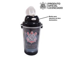 Garrafa Infantil com Alça 350ml 45819-1 Oficial Licenciado Corinthians