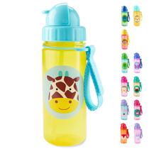 Garrafa Infantil Com Canudo Skip Hop Flip Zoo 350ml