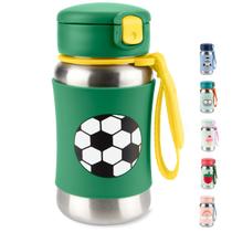 Garrafa Infantil Com Canudo Térmica Inox Skip Hop Coleção Spark Style 350ml