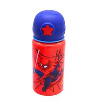 Garrafa Infantil Criança Portátil com Canudo e Alça Homem Aranha 500ML - Disney