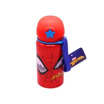 Garrafa Infantil Criança Portátil com Canudo e Alça Homem Aranha 500ML - Disney