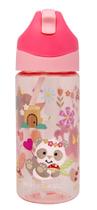 Garrafa Infantil em Tritan Antigermes 400ml Fadas Rosa - Marcus & Marcus