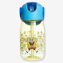 Garrafa Infantil Flip Bob Esponja Spidey Man Patrulha 400ml