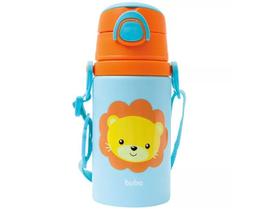 Garrafa Infantil Leão Buba Animal Fun 400ml Garrafinha