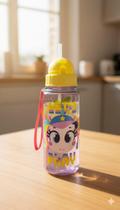 Garrafa Infantil Puket Tritan Unicórnio Tenis Play Lavanda