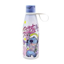 Garrafa Infantil Stitch 530ml Plástico Com Tampa Abre Fácil Plasútil Garrafa Infantil Stitch 530ml Plástico Com Tampa Abre Fácil Plasútil