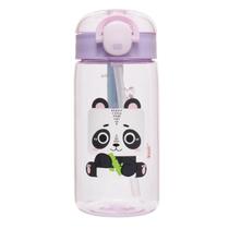 Garrafa Infantil Tritan Com Canudo Silicone Antivazamento