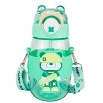 Garrafa Infantil Urso Resistente com Alça e Adesivos Garrafa Infantil Urso Resistente com Alça e Adesivos