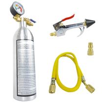 Garrafa Injetora Kit Flushing Limpeza Refrigeração 141b Com Manômetro - Flush Gun