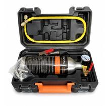 Garrafa Injetora Kit Flushing Limpeza Refrigeração 141b Com Manômetro Garrafa Injetora Kit Flushing Limpeza Refrigeração 141b Com Manômetro