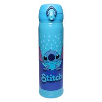 Garrafa Inox Infantil Escolar 400ml Stitch Disney - Taimes Garrafa Inox Infantil Escolar 400ml Stitch Disney - Taimes