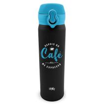 Garrafa Inox Térmica Personalizado Frase: Depois do café eu me expresso! - Hug Box Garrafa Inox Térmica Personalizado Frase: Depois do café eu me expresso! - Hug Box