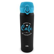 Garrafa Inox Térmica Personalizado Frase: Depois do café eu me expresso! - Hug Box