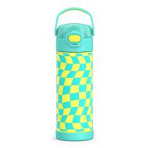 Garrafa isolada a vácuo THERMOS FUNTAINER 473mL Wavy Checkers