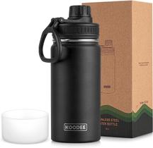 Garrafa isolada de aço inoxidável Thermos Koodee 470ml preta