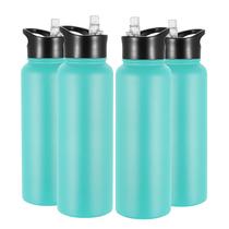 Garrafa isolada de aço inoxidável Thermos VEGOND de 40 onças, pacote com 4 Garrafa isolada de aço inoxidável Thermos VEGOND de 40 onças, pacote com 4