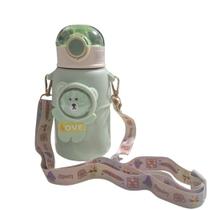 Garrafa Isotérmica Aço Inox Infantil com Alça 500 ml. HM-385