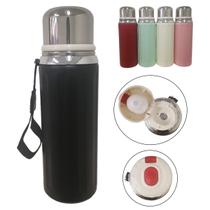 Garrafa Isotérmica Aço Inox Tampa fast click 800ml com Alça Garrafa Isotérmica Aço Inox Tampa fast click 800ml com Alça