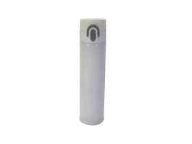 Garrafa isotérmica aço inox trava vacuum cup 300 ml branco