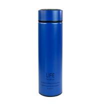 Garrafa isotérmica de aço inox com infusor 500ml
